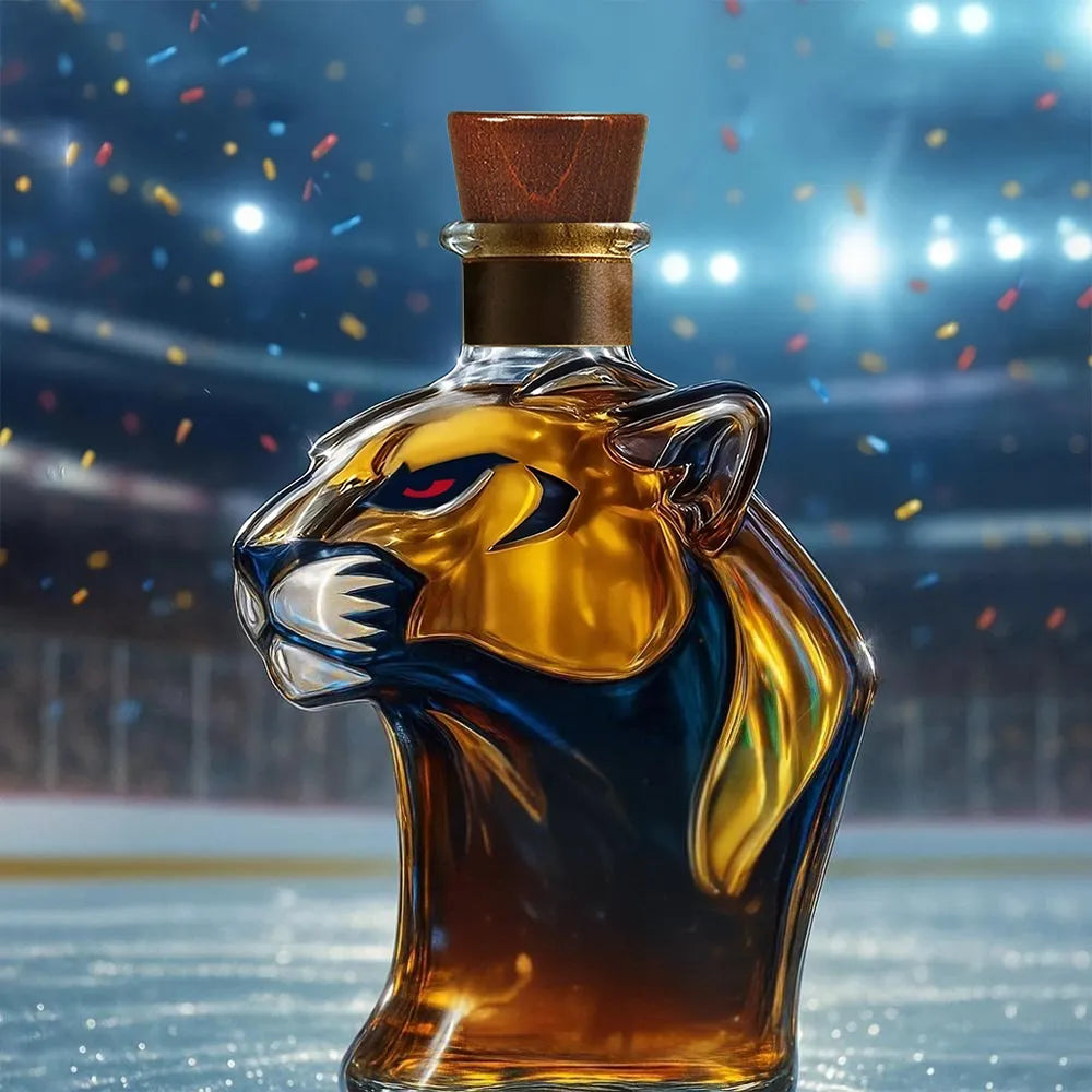 Celebrate the Florida Panthers winning the 2025 NHL Stanley Cup Championship Whisky Bottle🍺