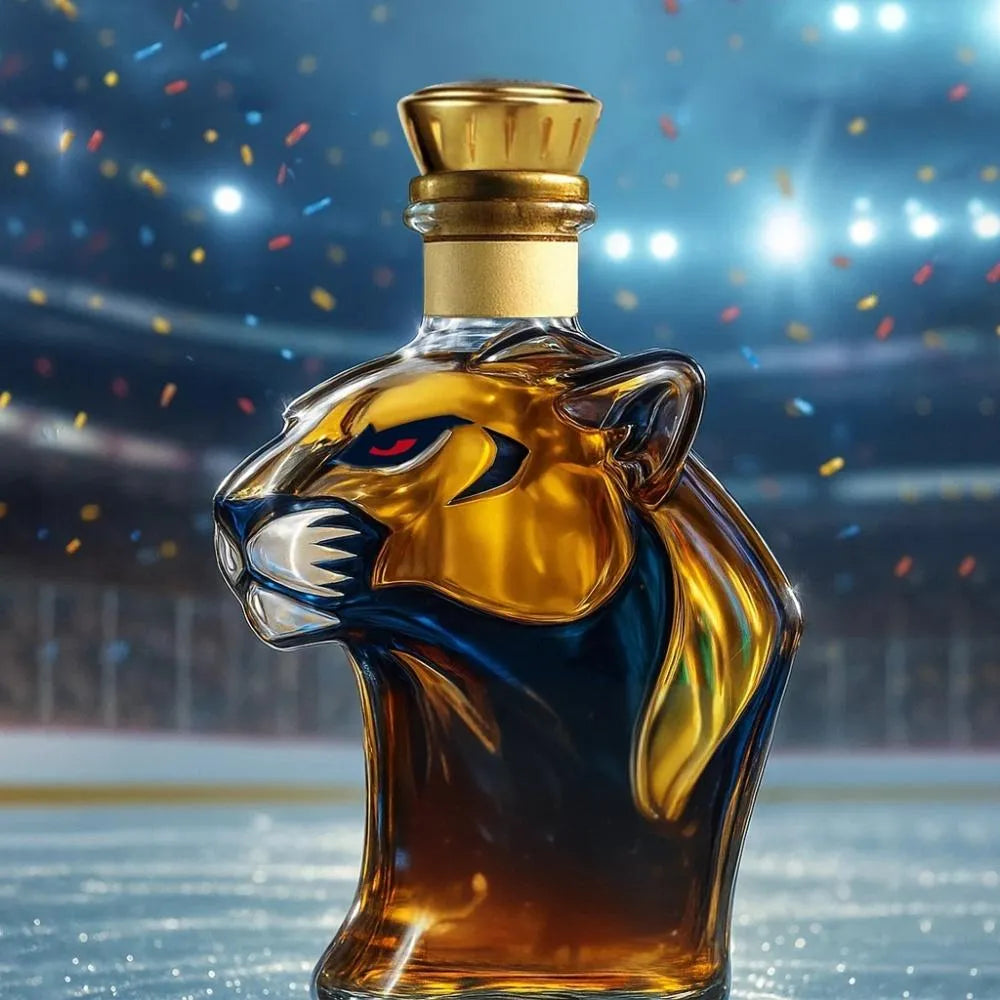 Celebrate the Florida Panthers winning the 2025 NHL Stanley Cup Championship Whisky Bottle🍺