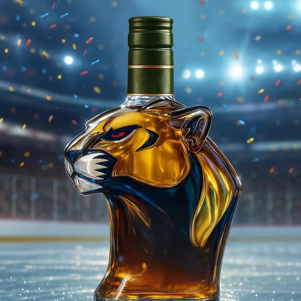 Celebrate the Florida Panthers winning the 2025 NHL Stanley Cup Championship Whisky Bottle🍺