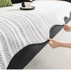 Herringbone Scalloped Edge Sofa Cover