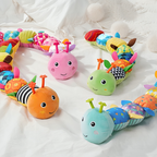 CuddleBug | Musical Plush Caterpillar Baby Sensory Toy with Crinkle and Rattle
