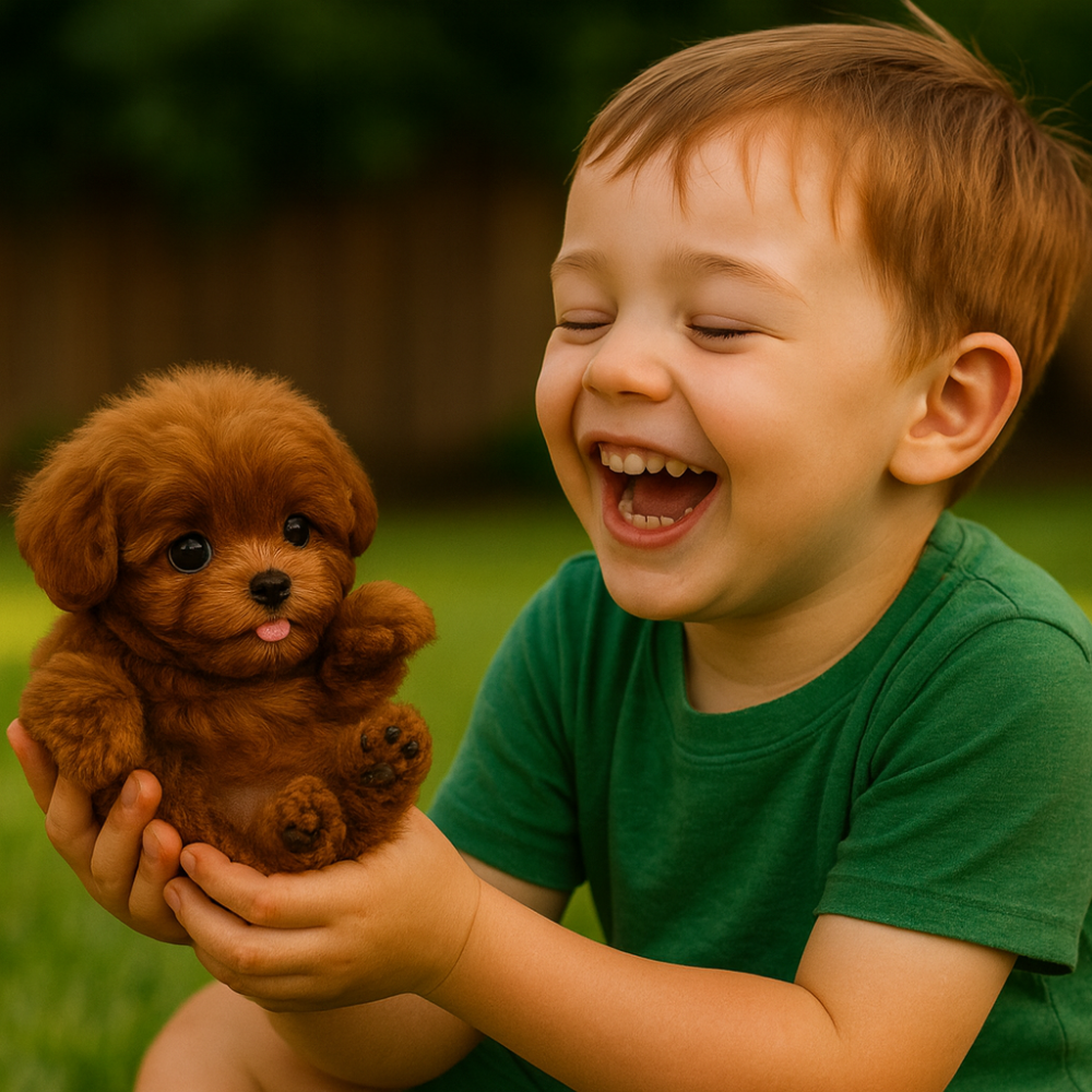 Robot Dog Interactive Plush Puppy Toy Walking Barking Tail Wagging