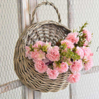 Woven Wicker Hanging Basket for Storage