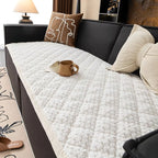 Pet-Proof Textured Quilted Sofa Protector Slipcover