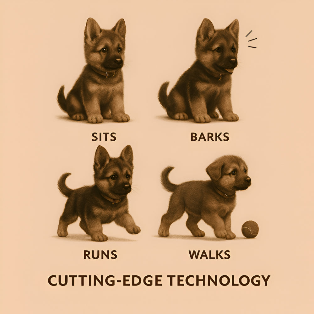 Dog Toy Interactive Puppy Robot Plush Walking Barking Pet