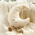 LunaSol | Velvety Soft Sun and Moon Plush Cushion for Nursery and Bedroom Decor