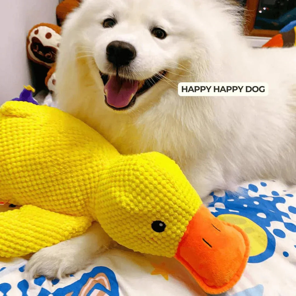 Calming Duck Dog Toy, Anti-Anxiety Plush Pet Comfort